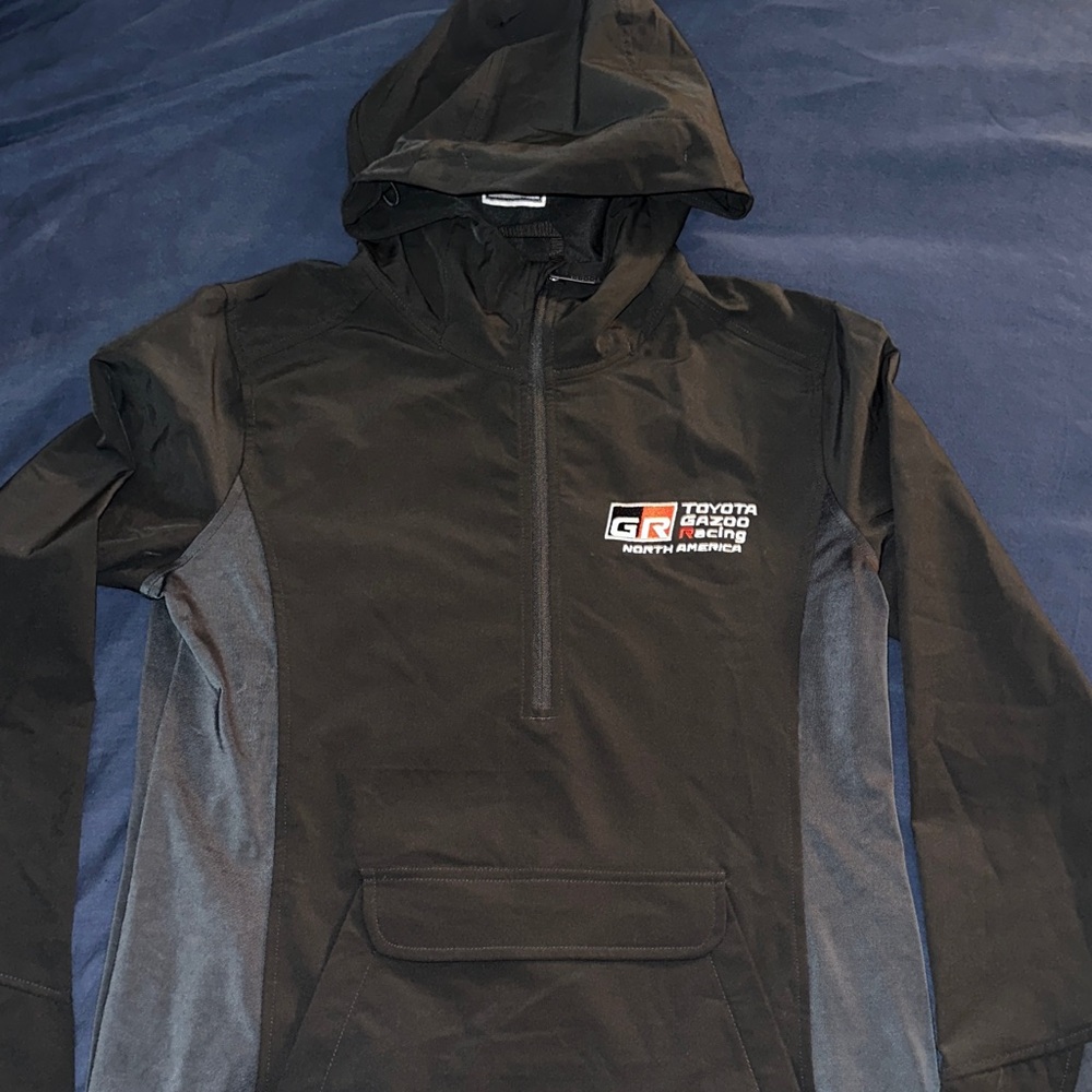 Toyota Gazoo Racing Men's Lightweight Black Hooded Jacket